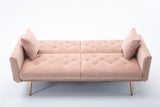 Pink Velvet Sofa