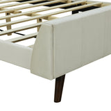 Queen Size Upholstered Platform Bed