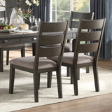 Gray Finish 7pc Dining Set Table