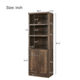 Queen Murphy Bed Brown