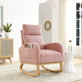 High Backrest Living Room Rocking Chair