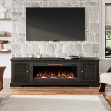 TV Stand Electric Fireplace for TVs up to 95 inches, Minimal Assembly