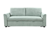 Sleeper Sofa Bed, Modern Fabric Loveseat Futon Sofa Couch w/Pullout Bed