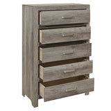 Transitional Aesthetic Weathered Gray Finish Chest