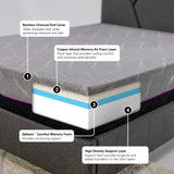 Queen 11 inch Flex Head Memory Foam Mattress and Adjustable Base Bundle