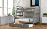 Twin over Full Bunk Bed with Ladder