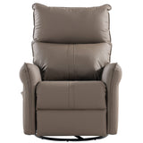 Brown Rocking Recliner Rocking Chair - 360 Degree Swivel