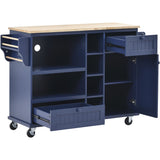 Dark blue Kitchen Island Cart