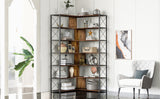 7-Tier Bookcase Home Office Bookshelf