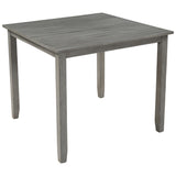 5 Piece Dining Table Grey Set