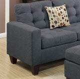 Sectional Blue Grey Couch