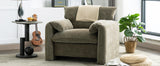 Modern Style Chenille Oversized Armchair