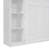 Full Size Murphy Bed Wall Bed with Shelves