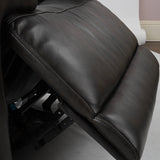 Trevor Triple Power Sofa,Genuine Leather with Lumbar Support