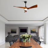 52 Inch Ceiling Fan Light With 6 Speed Remote Energy-saving DC Motor