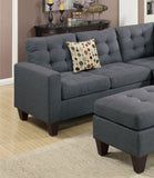 Sectional Blue Grey Couch