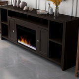 TV Stand Electric Fireplace for TVs up to 95 inches, Minimal Assembly