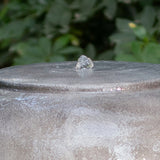 Grey Heavy Outdoor Cement Fountain Urn Design Water feature For Home Garden, Lawn, Deck & Patio