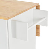 Rolling Mobile Kitchen Island Cart