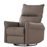 Brown Rocking Recliner Rocking Chair - 360 Degree Swivel