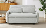 Pull-out Sofa Bed Convertible Couch 2 Seat Loveseat Sofa Modern Sleeper Sofa with USB Ports