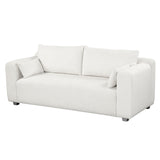 Fabric Sofa, One-Piece Seat Frame