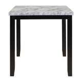 Faux Marble 5-Piece Dining Set Table