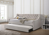 Beige Daybed & Trundle (Twin Size)