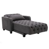 Dark Grey Living Room Leisure Sofa