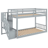 Twin over Twin Floor Bunk Bed