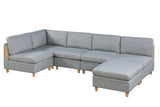 Grey Ottoman