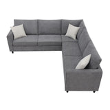 Modern Upholstered Living Room Sectional Sofa