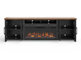 TV Stand Fireplace Console for TVs up to 100 inches, Minimal Assembly