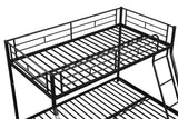 Metal Twin over Full Bunk Bed/ Heavy-duty Sturdy Metal