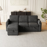 Sleeper Sofa, Sofa Bed - 2 in 1 Pull Out Sofa Bed with Storage Sofa, Sofa Sleeper with Pull Out Bed with Charging Port