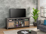 Devine 84 inch TV Stand Console for TVs up to 95 inches, No Assembly Required, Barnwood Finish