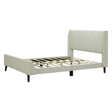 Queen Size Upholstered Platform Bed