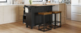 Farmhouse Kitchen Island Set with Drop Leaf