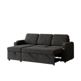 Sleeper Sofa, Sofa Bed - 2 in 1 Pull Out Sofa Bed with Storage Sofa, Sofa Sleeper with Pull Out Bed with Charging Port