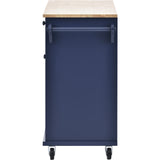 Dark blue Kitchen Island Cart