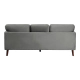 Gray Modern Contemporary 2pc Sofa Set