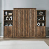 Queen Murphy Bed Brown