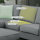 Grey Sectional Sofa Couch