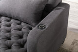 Dark Grey Living Room Leisure Sofa