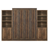 Queen Murphy Bed Brown