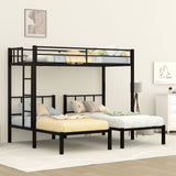 Twin over Twin & Twin Bunk Beds for 3