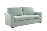 Sleeper Sofa Bed, Modern Fabric Loveseat Futon Sofa Couch w/Pullout Bed