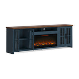 TV Stand Fireplace Console for TVs up to 100 inches, Minimal Assembly