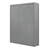 Queen Murphy Bed Grey