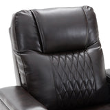 Power Motion Recliner with USB Charging Port and Hidden Arm Storage 2 Cup Holders